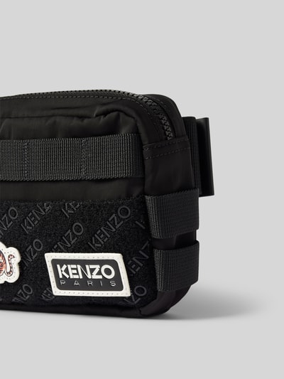 Kenzo Bauchtasche mit Label-Details Black 3