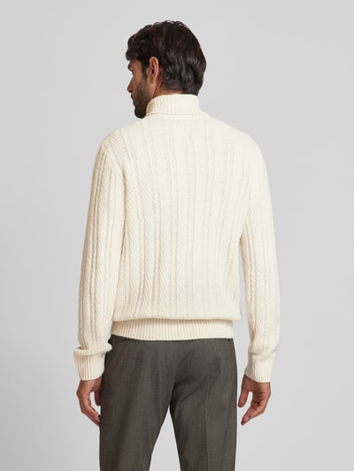 Jack & Jones Premium Strickpullover mit Rollkragen Modell 'BLATRENT' Sand 2