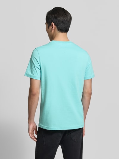 Tommy Hilfiger Regular Fit T-Shirt aus reiner Baumwolle Tuerkis 5