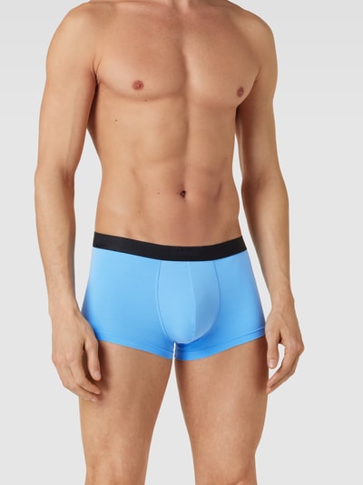 Hanro Trunks mit elastischem Logo-Bund Modell 'Micro' Blau 1