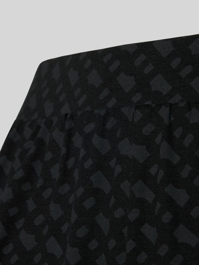 BOSS Szorty piżamowe z mieszanki wiskozy w kroju regular fit model 'B LOGO SHORTS' BLACK 2