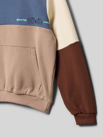 s.Oliver RED LABEL Regular fit hoodie van katoenmix Beige - 2