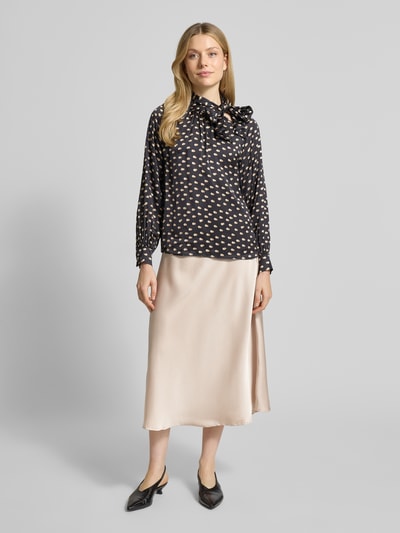 Rinascimento Blouse met strikdetail Zwart - 1