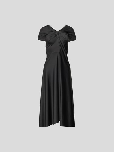 Victoria Beckham Midikleid mit Raffungen Black 2