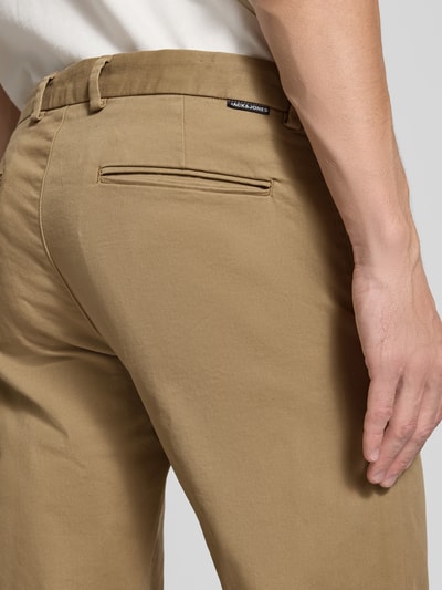 Jack & Jones Relaxed fit chino met achterzakken, model 'KANE' Beige - 3