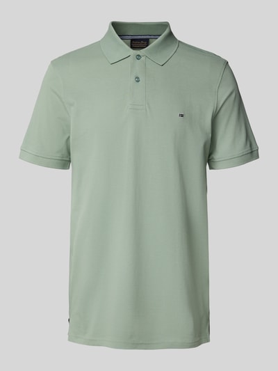 Christian Berg Men Regular Fit Poloshirt mit Logo-Stitching Schilf 2
