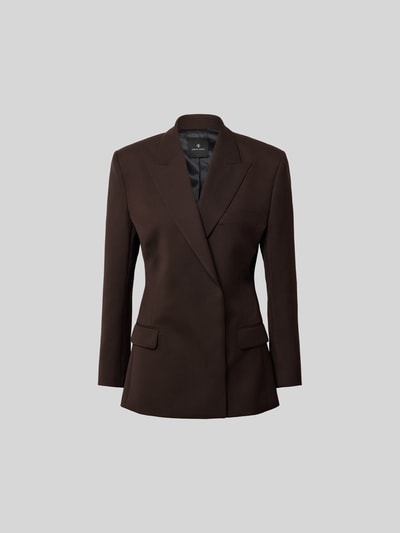 Anine Bing Blazer mit Woll-Anteil Dunkelbraun 2