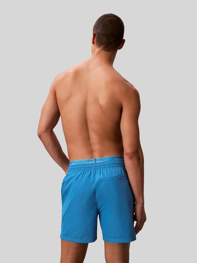 Calvin Klein Underwear Badeshorts mit Logo Bund Jeansblau 5
