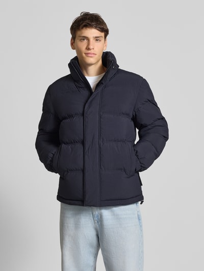 Marc O'Polo Denim Regular Fit Steppjacke mit Stehkragen Marine 4