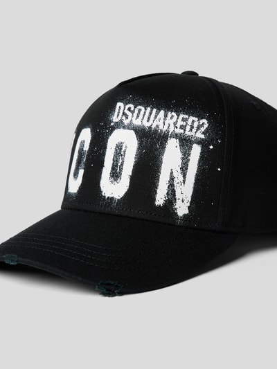 Dsquared2 Cap mit Brand-Schriftzug Schwarz 3