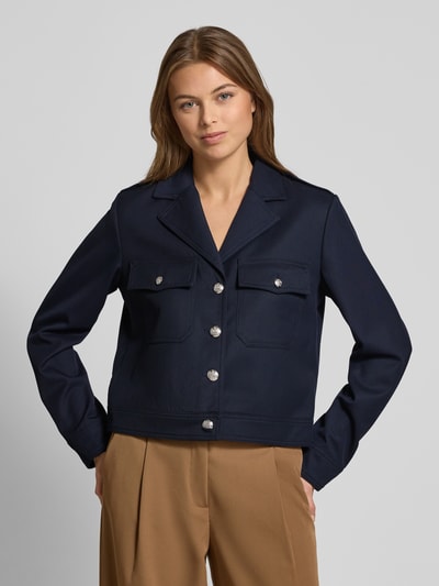 Lauren Ralph Lauren Żakiet o kroju regular fit z mieszanki wełny model ‘DABRAY’ Granatowy 4