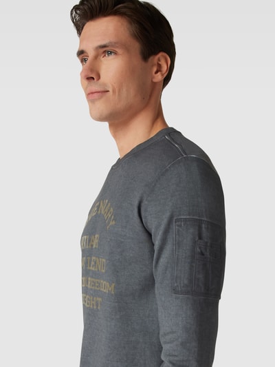 Pme Legend (Pall Mall) Sweatshirt met ronde hals Antraciet - 3