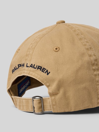 Polo Ralph Lauren Baseballpet met labelstitching Beige - 3