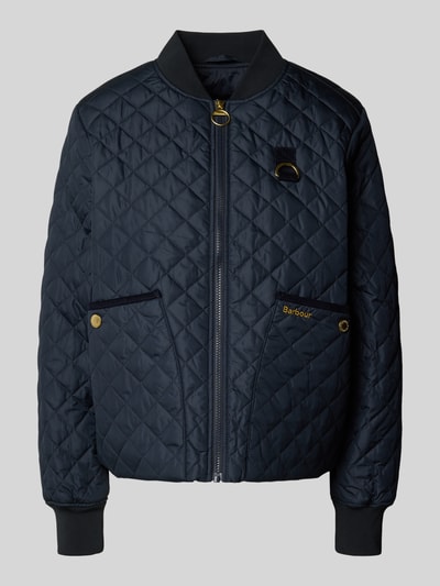 Barbour Regular Fit Steppjacke mit Reißverschluss Modell "REYNA" Marine 2