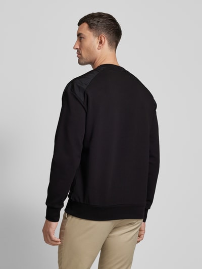 CK Calvin Klein Sweatshirt met labeldetail, model 'MIX MEDIA' Zwart - 5