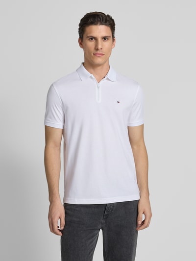 Tommy Hilfiger Regular fit poloshirt van katoenmix Wit - 4
