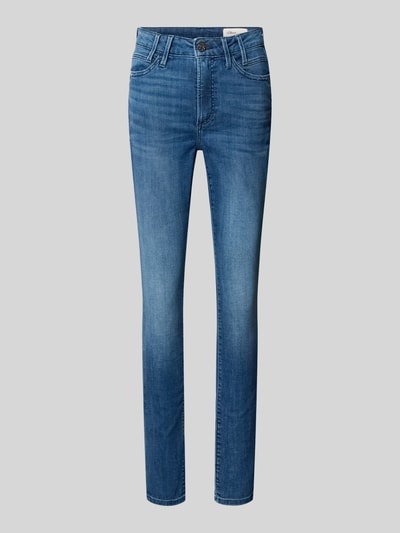 s.Oliver RED LABEL Jeansy o kroju skinny fit z mieszanki bawełny model 'Izabell' Niebieski 1