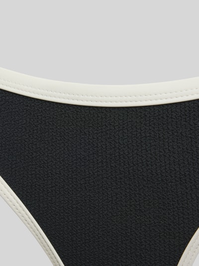 Jake*s Casual Bikini-Hose mit Strukturmuster Black 2