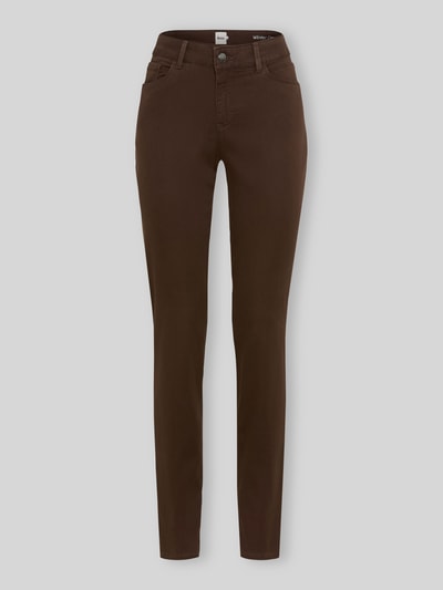 Brax Slim Fit Schmale Hose aus Lyocell-Mix mit Modal-Baumwoll-Anteil Modell 'SHAKIRA' Dunkelbraun 2