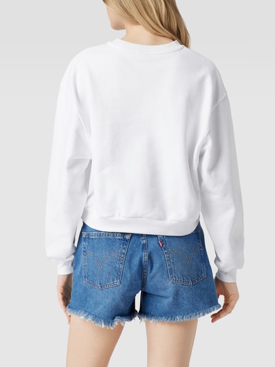 Levi's® Cropped Sweatshirt im Oversized-Look Weiss 5