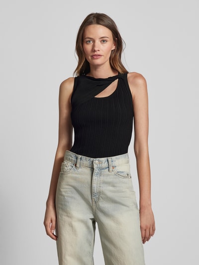 DKNY Tanktop met cut-out Zwart - 4