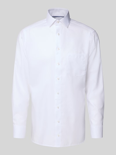 OLYMP Super slim fit zakelijk overhemd met kentkraag Wit - 2
