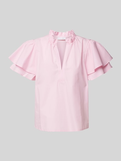 Rich & Royal Regular fit blouse met volants Roze - 2