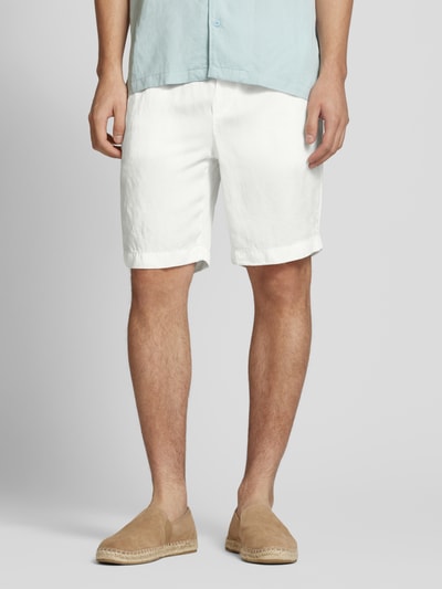 Strellson Shorts mit elastischem Bund Modell 'Kaji' Offwhite 4