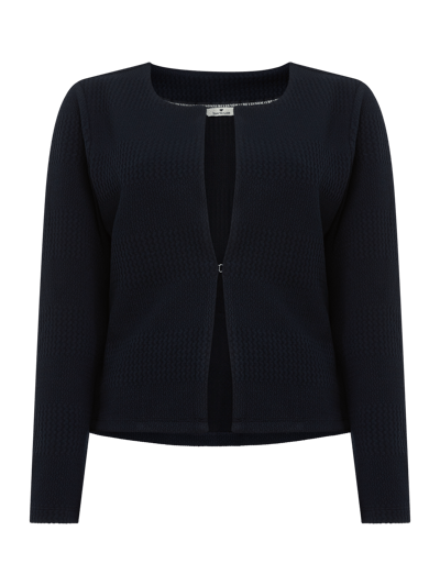 Tom Tailor Jerseyblazer mit Hakenverschluss Marine 1