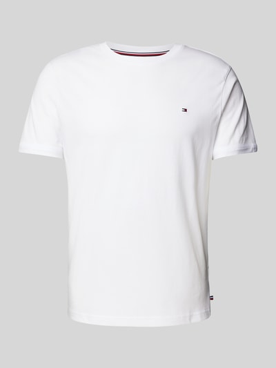 Tommy Hilfiger T-Shirt mit Logo-Stitching Weiss 2