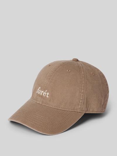 Forét Cap mit Label-Stitching Taupe 1