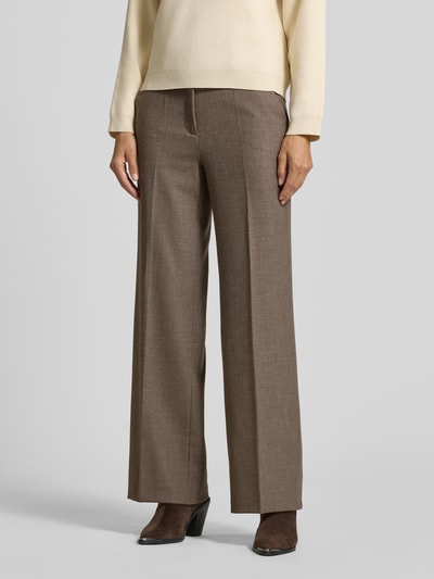 Cambio Spodnie w kant model ‘AMELIE’ Średniobrązowy 4