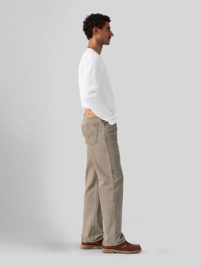 Levi's® Wide Leg Jeans aus reiner Baumwolle im 5-Pocket-Design Mittelgrau Melange 3