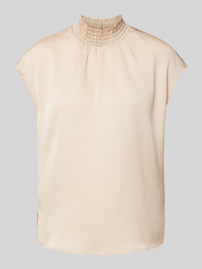 Zero Blouseshirt met opstaande kraag Beige - 2