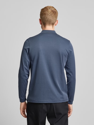 RAGMAN Regular fit poloshirt met borstzak Jeansblauw - 5