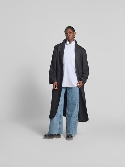 black palms Loose Fit Jeans aus reiner Baumwolle Jeansblau 1