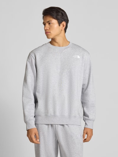 The North Face Sweatshirt met labelstitching Lichtgrijs gemêleerd - 4
