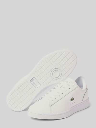 Lacoste Sneaker mit Label-Print Modell 'CARNABY' Offwhite 4