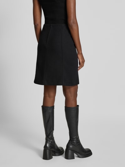 Christian Berg Woman Knielange rok met naadritssluiting Zwart - 5