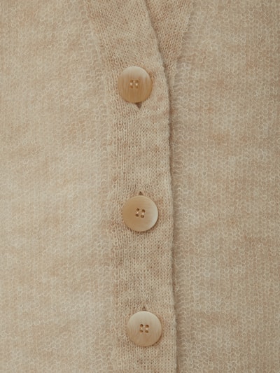 House of Dagmar Cardigan mit überschnittenen Schultern Modell 'Farra' Beige 4