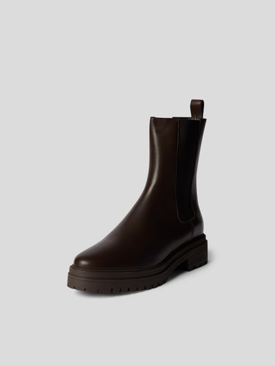 Bash Unifarbene Chelsea Boots Schoko 2