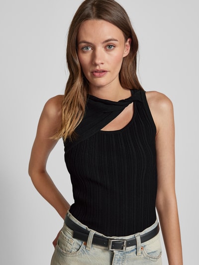 DKNY Tanktop mit Cut Out Black 3