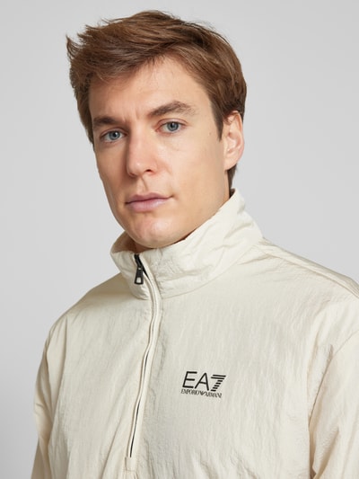 EA7 Emporio Armani Sweatshirt met schipperskraag Offwhite - 3