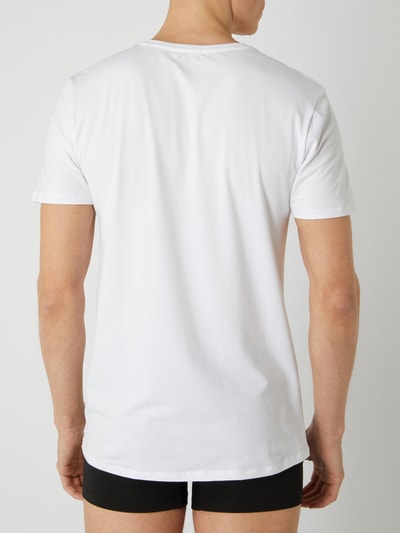 Lacoste Slim Fit T-Shirt im 2er-Pack Weiss 5