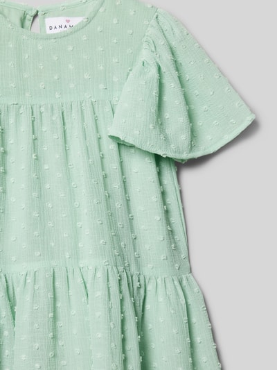 DANAMADE Kleid mit Strukturmuster Mint 2