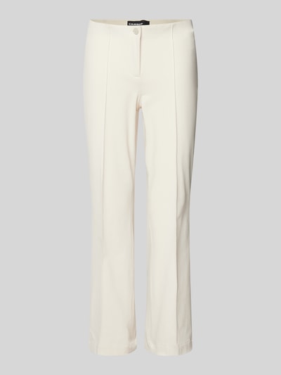 Cambio Bootcut stoffen broek met verkorte pasvorm, model 'ROS EASY KICK' Offwhite - 2