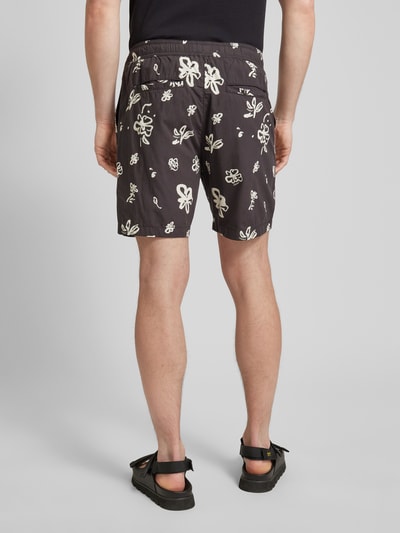 SELECTED HOMME Loose Fit Shorts mit Allover-Muster Modell 'AIR' Black 5