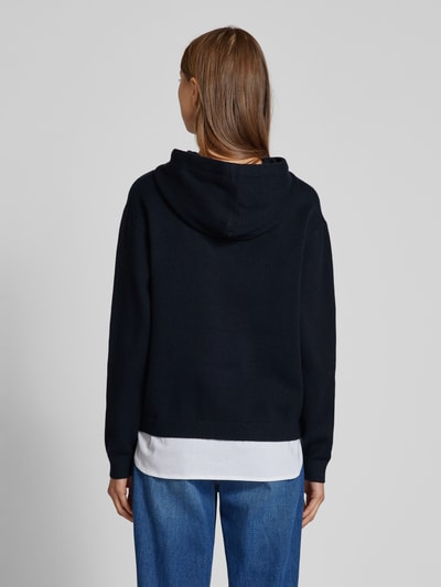 ZABAIONE Hoodie mit Strasssteinbesatz Marine 5