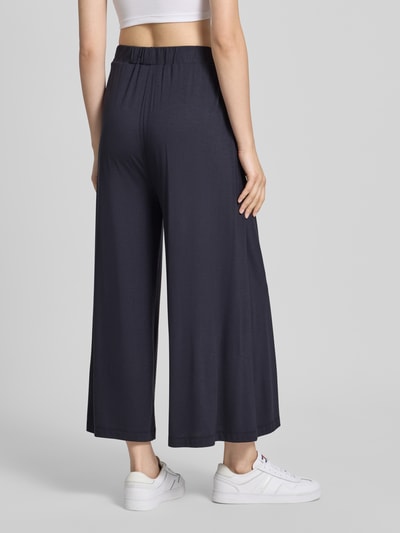 Marc O'Polo Denim Wide leg culotte van viscosemix Marineblauw - 5