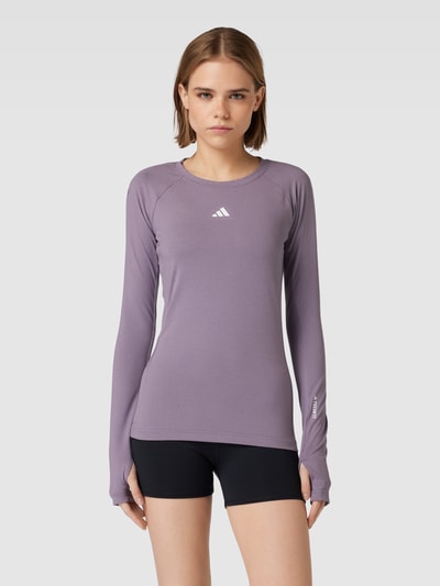 Adidas Training Longsleeve met logoprint Wit - 4